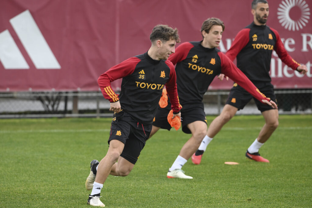 baldanzi bove AS Roma Training Session