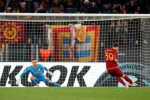 Zalewski AS Roma v Feyenoord: Knockout Round Play-offs Second Leg - UEFA Europa League 2023/24