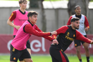 dybala aouar AS Roma Training Session