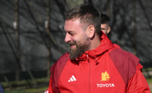 De Rossi AS Roma Training Session