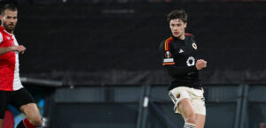 Zalewski Feyenoord v AS Roma: Round of 16 First Leg - UEFA Europa League 2023/24