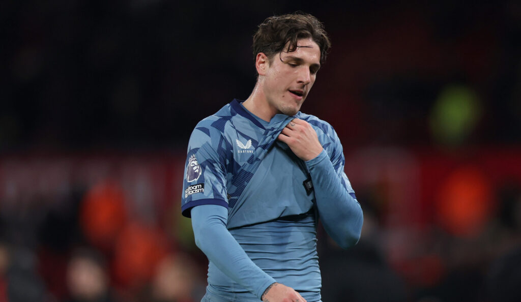 zaniolo Manchester United v Aston Villa - Premier League