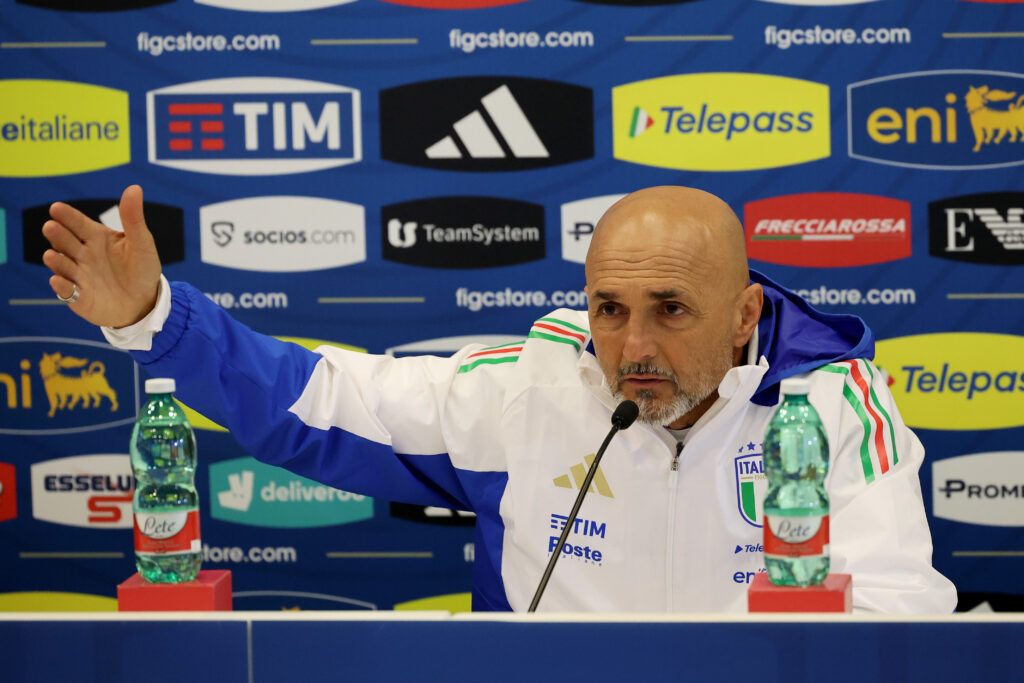 Spalletti Italy Training Session &amp; Press Conference