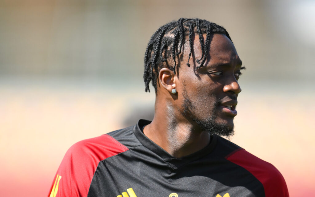 Abraham AS Roma Training Session