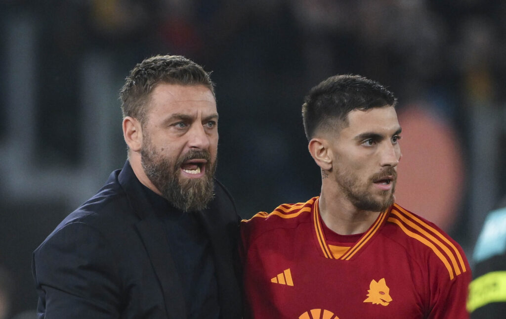 De Rossi e pellegrini AS Roma v US Sassuolo - Serie A TIM