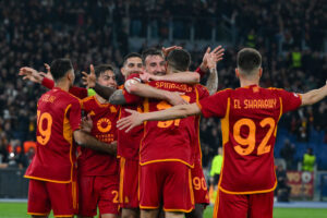 AS Roma v Brighton &amp; Hove Albion: Round of 16 First Leg - UEFA Europa League 2023/24