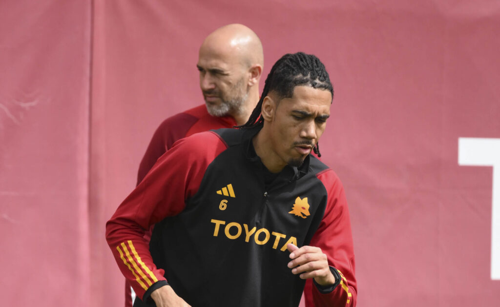 Smalling AS Roma Training Session