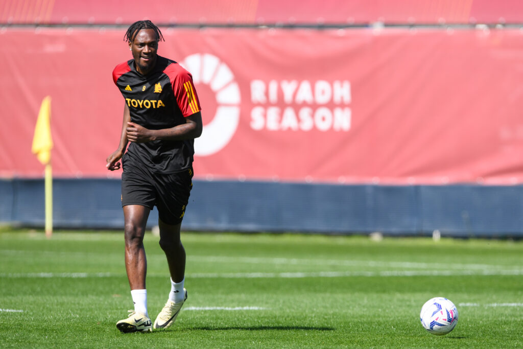 Abraham, AS Roma Training Session