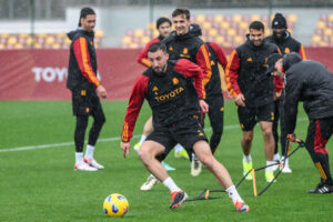 AS Roma Training Session &amp; Press Conference