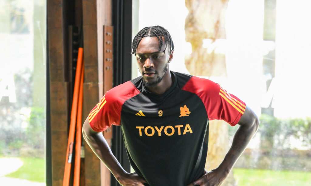 Abraham AS Roma Training Session