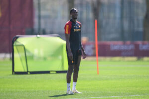 Abraham AS Roma Training Session