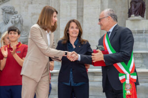 souloukou Mayor Of Rome Roberto Gualtieri Meets AS Roma Women