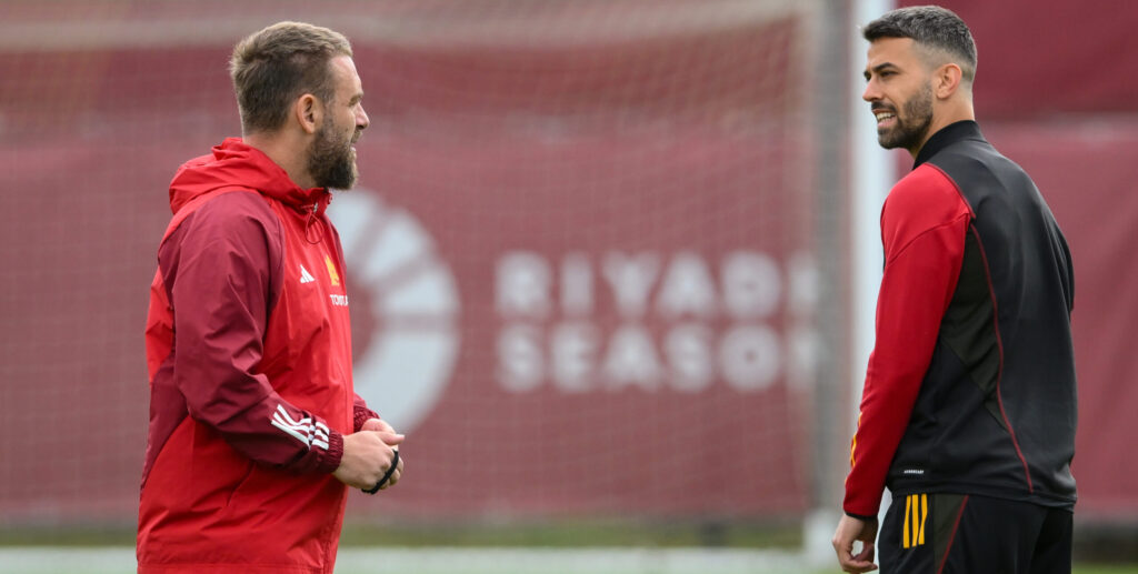 spinazzola de rossi AS Roma Training Session