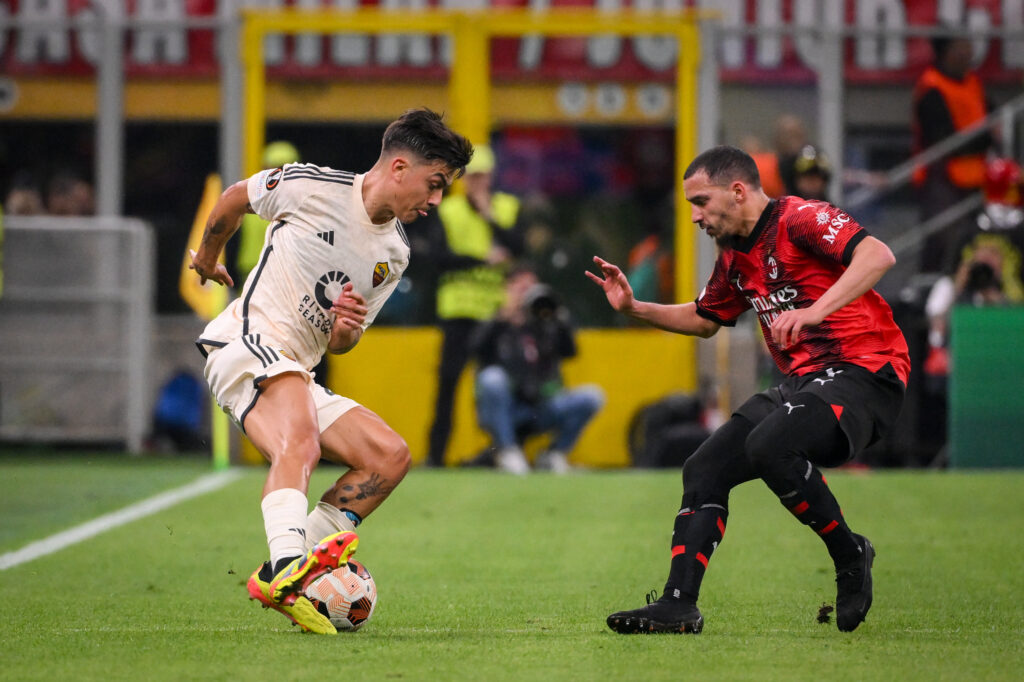 Dybala AC Milan v AS Roma: Quarter-Final First Leg - UEFA Europa League 2023/24