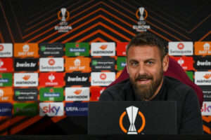 De Rossi AS Roma Training Session And Press Conference - UEFA Europa League 2023/24