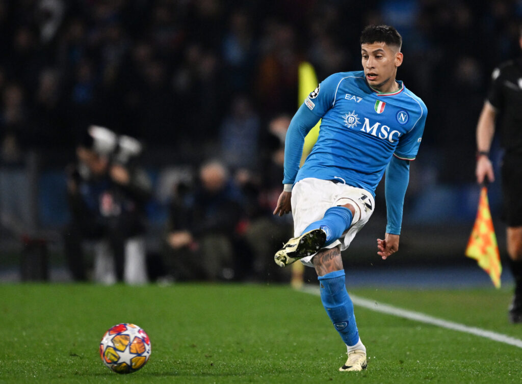 Olivera SSC Napoli v FC Barcelona: Round of 16 First Leg - UEFA Champions League 2023/24