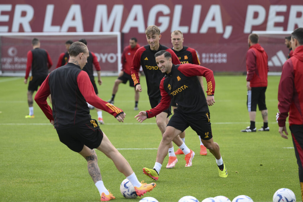 Pagano AS Roma Training Session