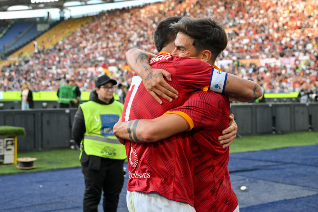 Dybala e pellegrini AS Roma v SS Lazio - Serie A TIM