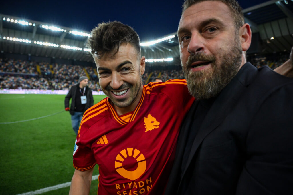 El Shaarawy De RossiUdinese Calcio v AS Roma - Serie A TIM