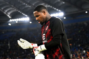 Maignan AS Roma v AC Milan: Quarter-Final Second Leg - UEFA Europa League 2023/24