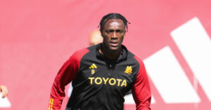 Abraham AS Roma Training Session