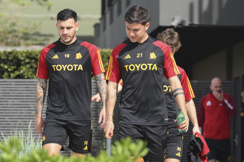dybala paredes AS Roma Training Session