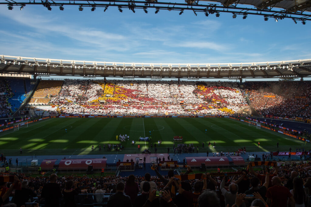 tribuna AS Roma v SS Lazio - Serie A TIM
