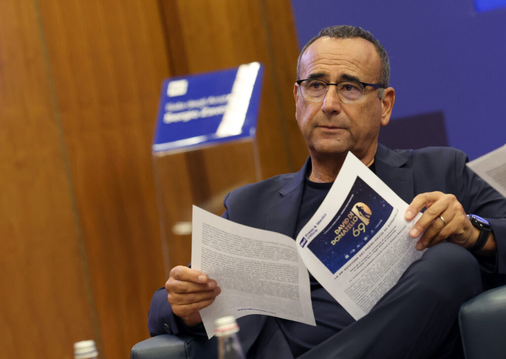 Carlo Conti "69th David di Donatello" Press Conference