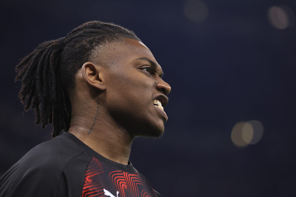 Leao AC Milan v AS Roma: Quarter-Final First Leg - UEFA Europa League 2023/24