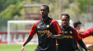 Ndicka AS Roma Training Session