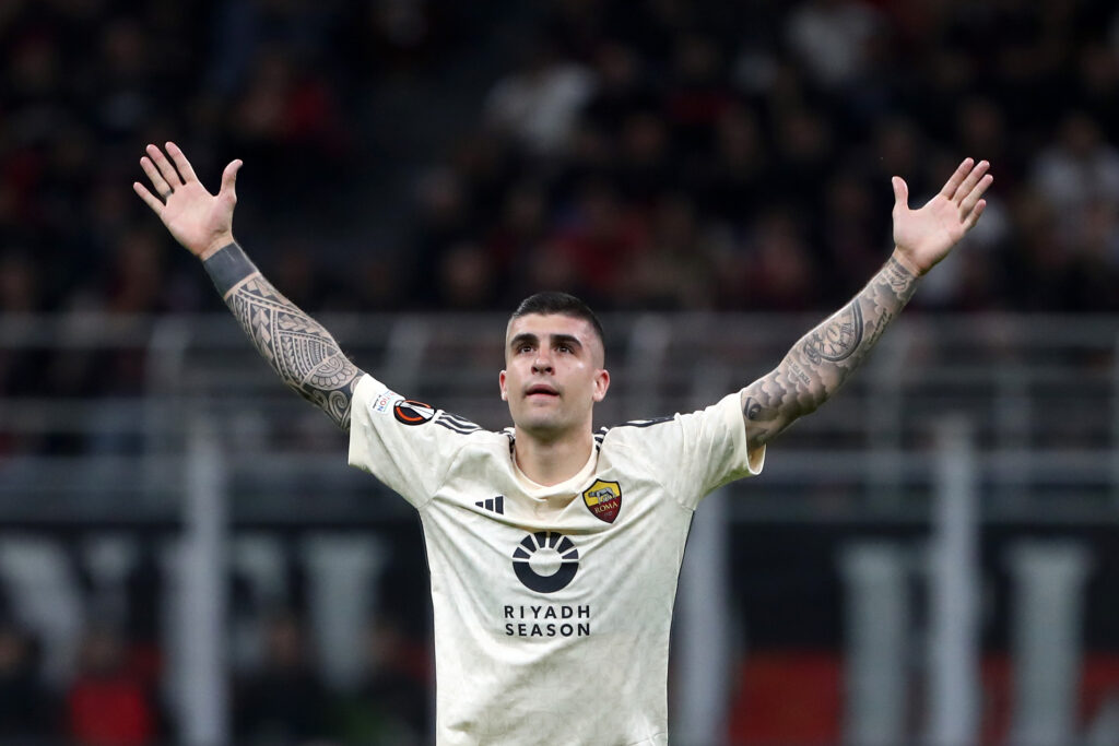 Mancini AC Milan v AS Roma: Quarter-Final First Leg - UEFA Europa League 2023/24