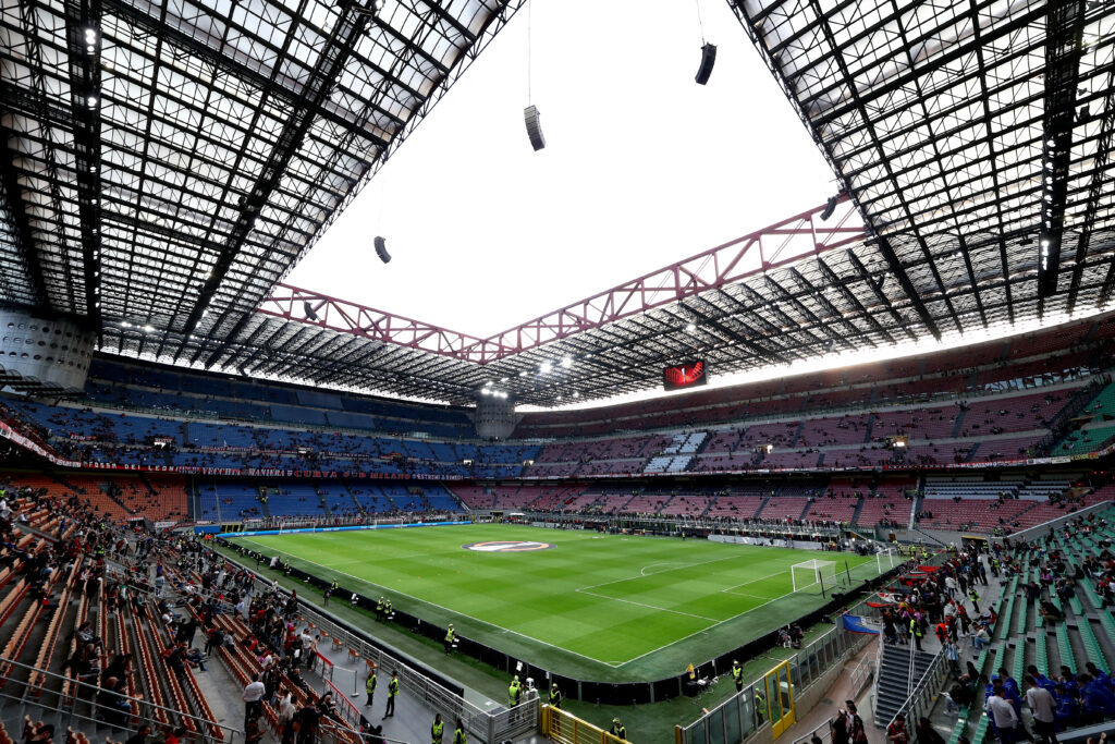 San Siro AC Milan v AS Roma: Quarter-Final First Leg - UEFA Europa League 2023/24