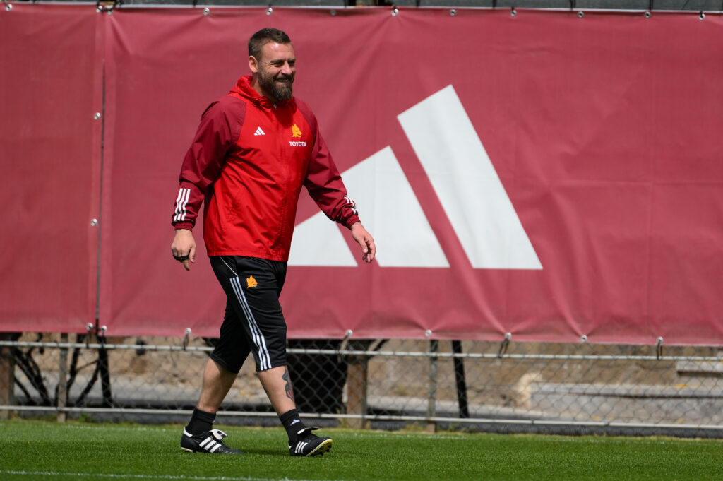 De Rossi AS Roma Training Session And Press Conference - UEFA Europa League 2023/24