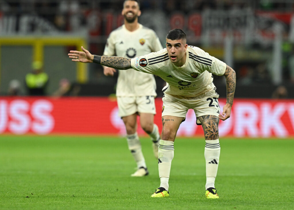 mancini AC Milan v AS Roma: Quarter-Final First Leg - UEFA Europa League 2023/24