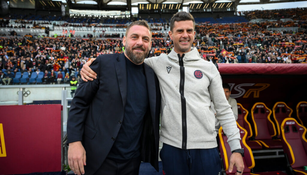de rossi e Motta AS Roma v Bologna FC - Serie A TIM