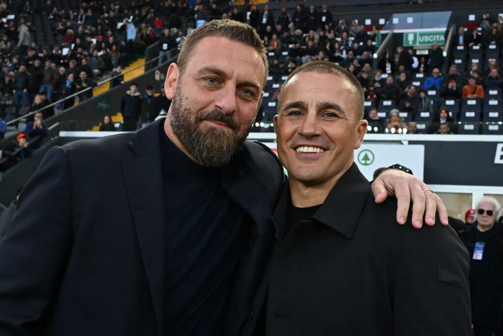 De Rossi Cannavaro Udinese Calcio v AS Roma - Serie A TIM