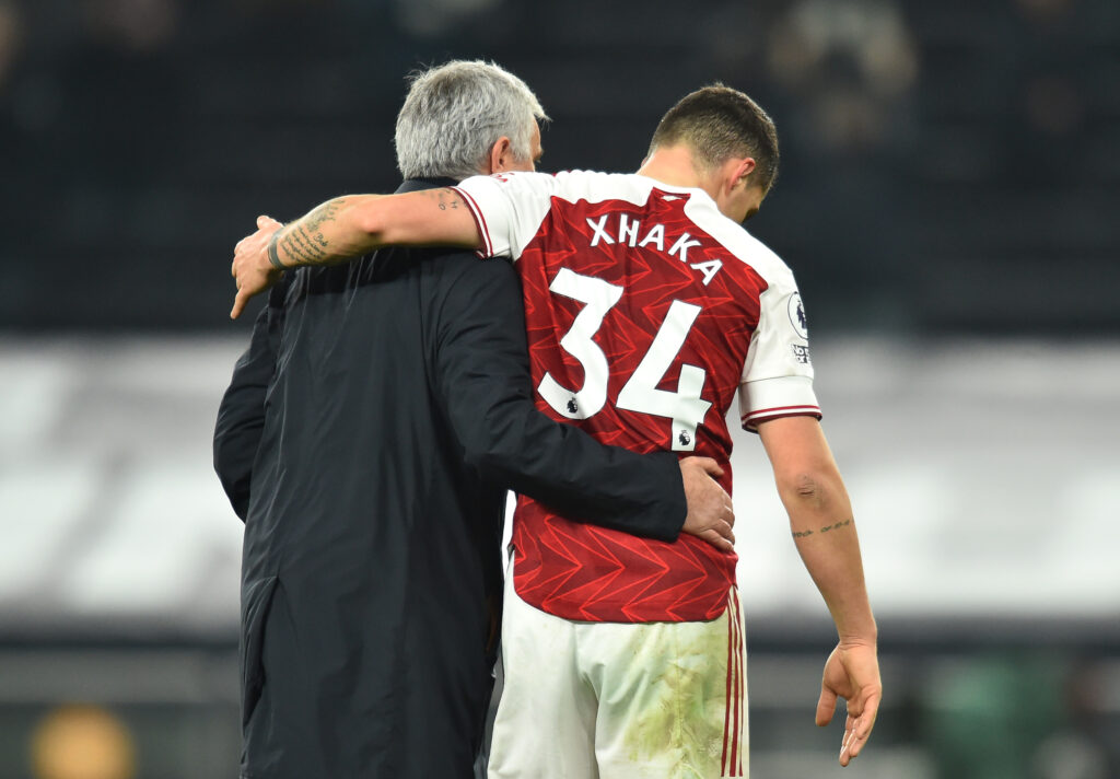 xhaka mourinho Tottenham Hotspur v Arsenal - Premier League