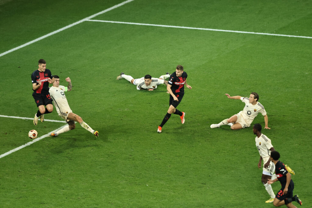 stanisic Bayer 04 Leverkusen v AS Roma: Semi-Final Second Leg - UEFA Europa League 2023/24