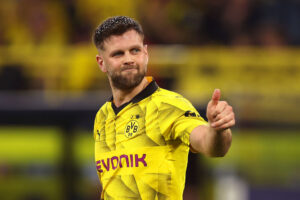 Fullkrug Borussia Dortmund v Paris Saint-Germain: Semi-final First Leg - UEFA Champions League 2023/24