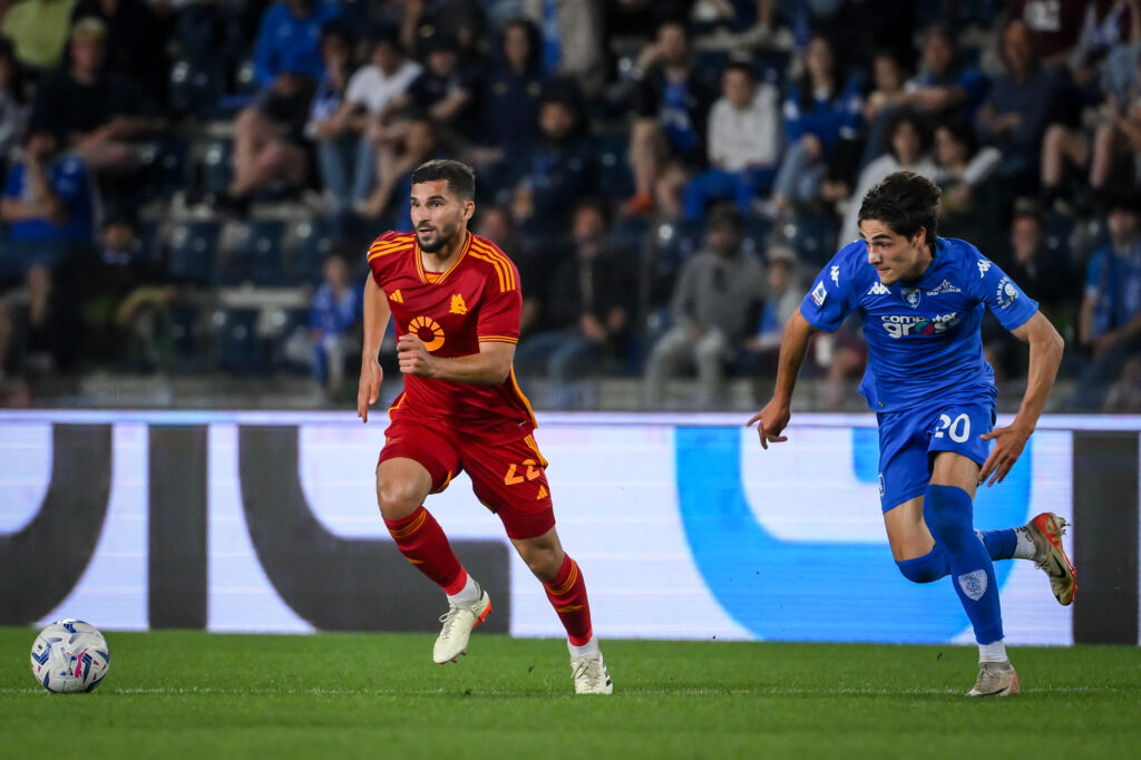 Houssem Aouar Empoli FC v AS Roma - Serie A TIM