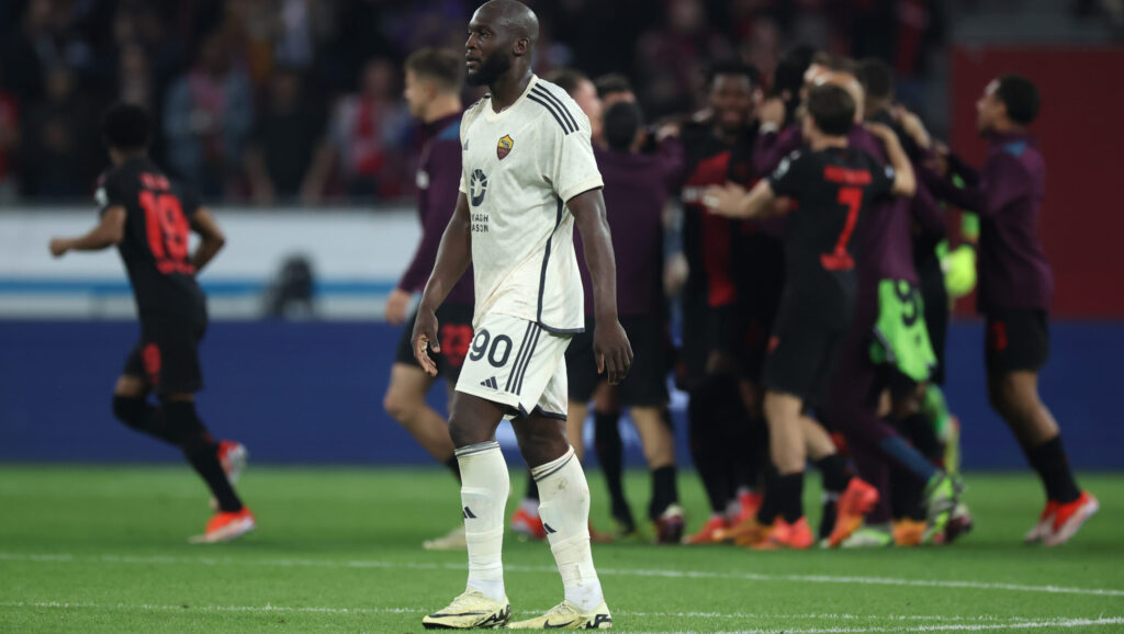 Lukaku Bayer 04 Leverkusen v AS Roma: Semi-Final Second Leg - UEFA Europa League 2023/24