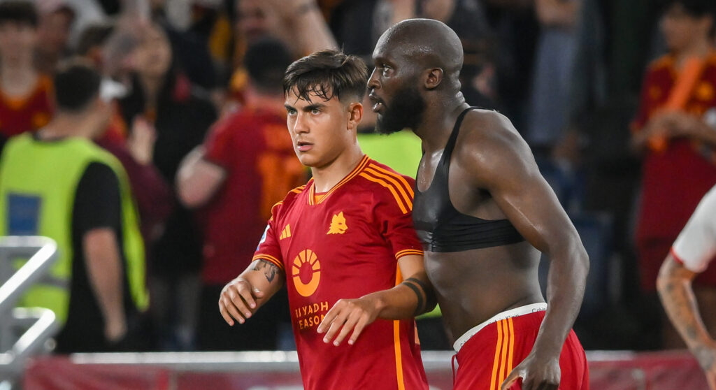 lukaku e Dybala AS Roma v Genoa CFC - Serie A TIM