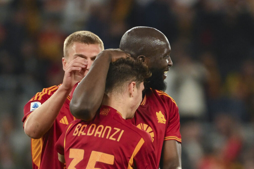 baldanzi e Lukaku AS Roma v Juventus - Serie A TIM