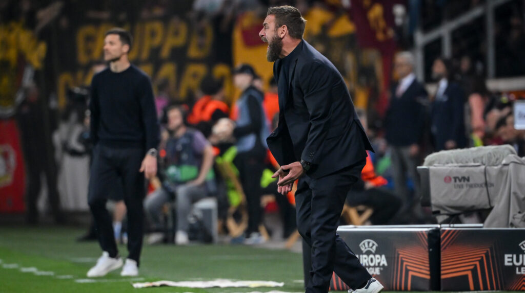 de rossi Bayer 04 Leverkusen v AS Roma: Semi-Final Second Leg - UEFA Europa League 2023/24