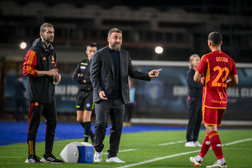 Daniele De Rossi con Aouar Empoli FC v AS Roma - Serie A TIM