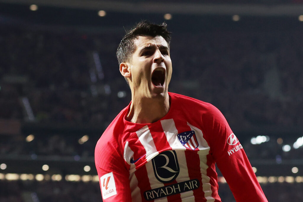 morata Atletico Madrid v Real Madrid CF - LaLiga EA Sports