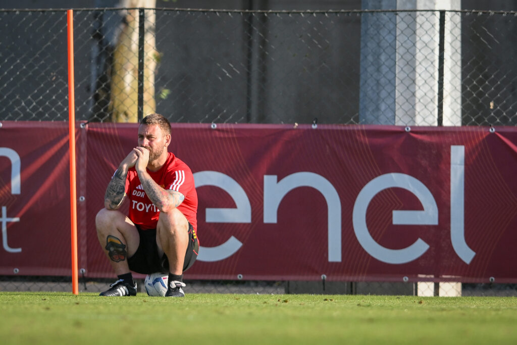 De Rossi AS Roma Training Session