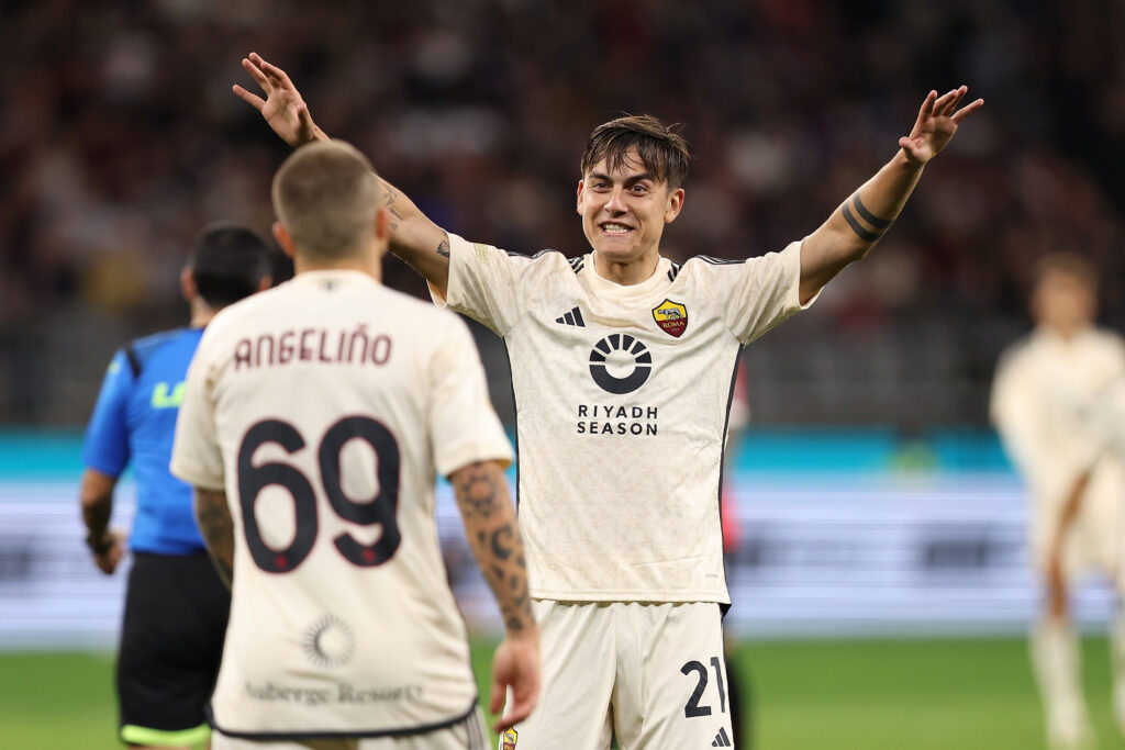 Dybala AC Milan v AS Roma