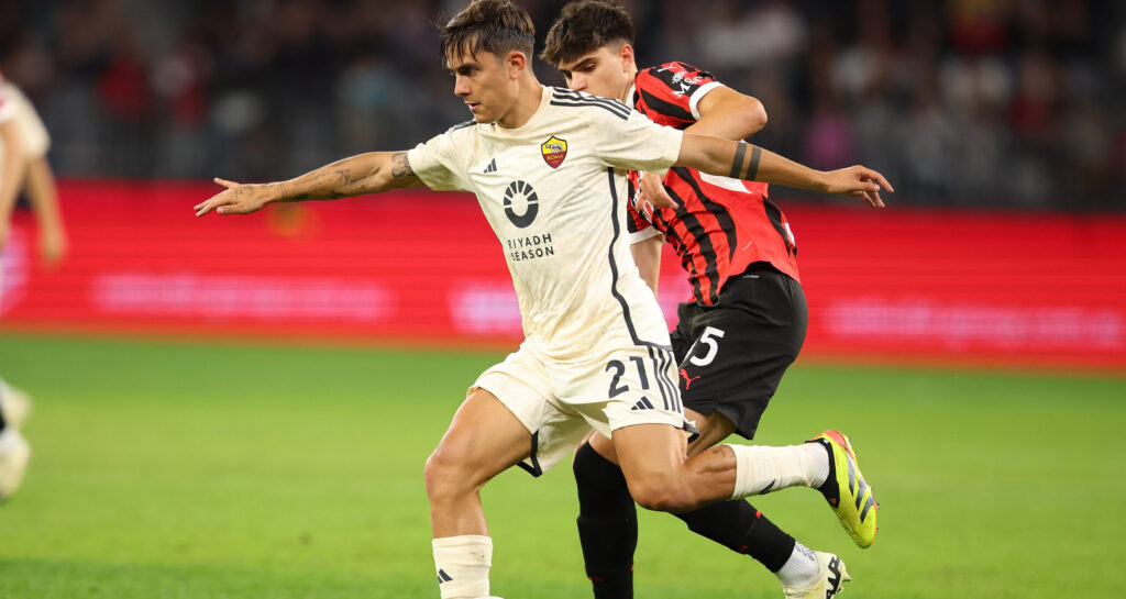 Dybala AC Milan v AS Roma