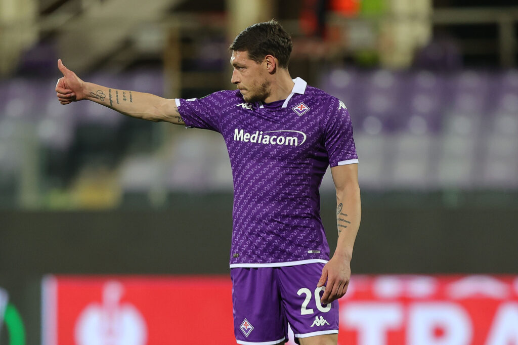 belotti ACF Fiorentina v Maccabi Haifa: Round of 16 Second Leg - UEFA Europa Conference League 2023/24